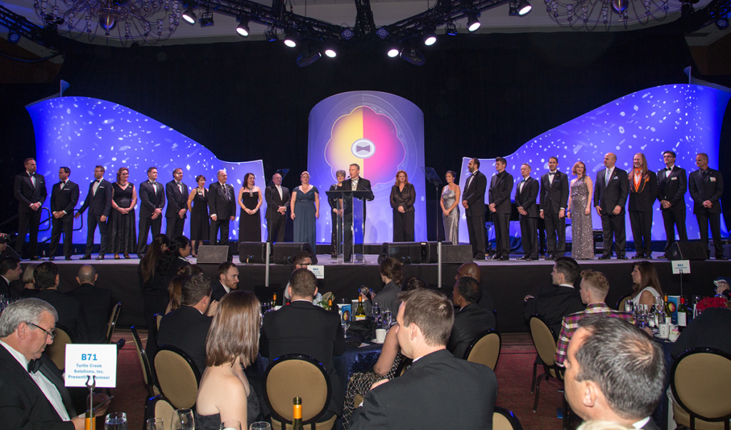 Black Tie Dinner stage